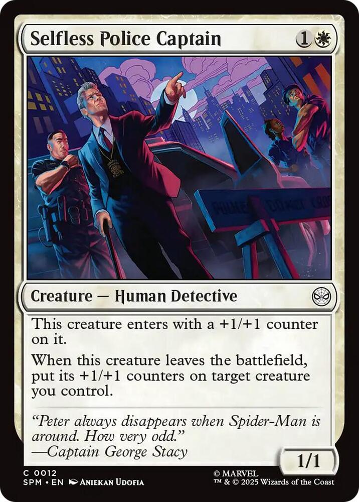 Selfless Police Captain [Marvel's Spider-Man] 12