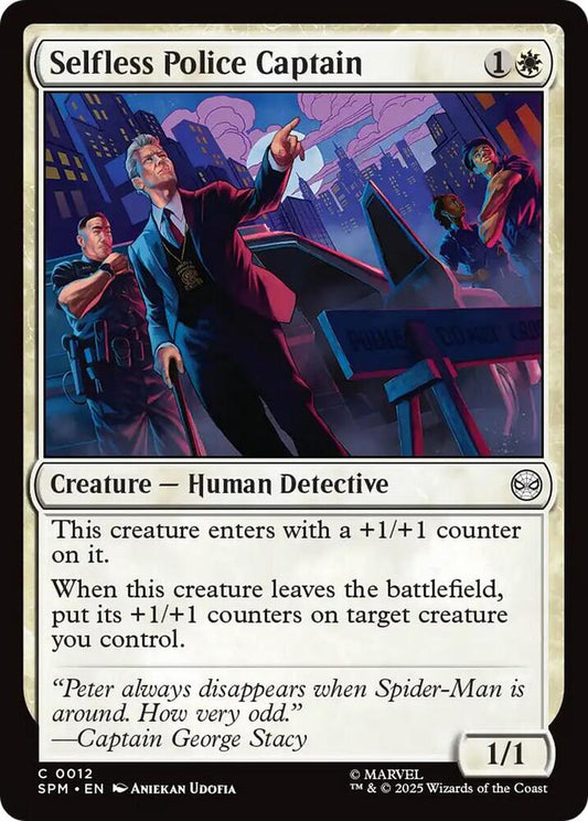 Selfless Police Captain [Marvel's Spider-Man] 12