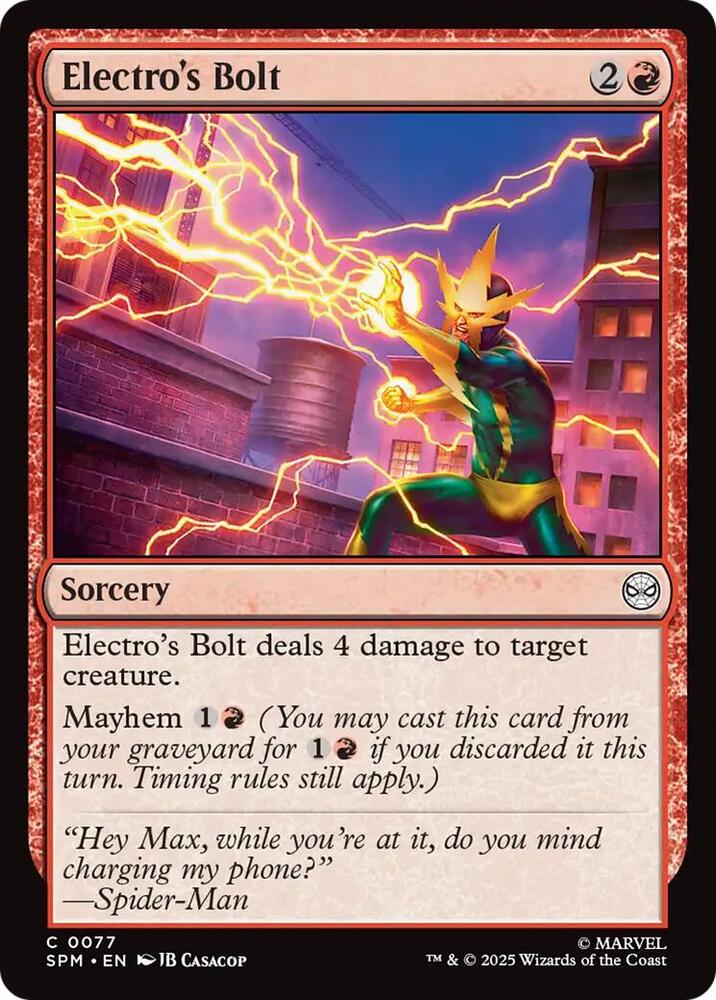 Electro's Bolt [Marvel's Spider-Man] 77