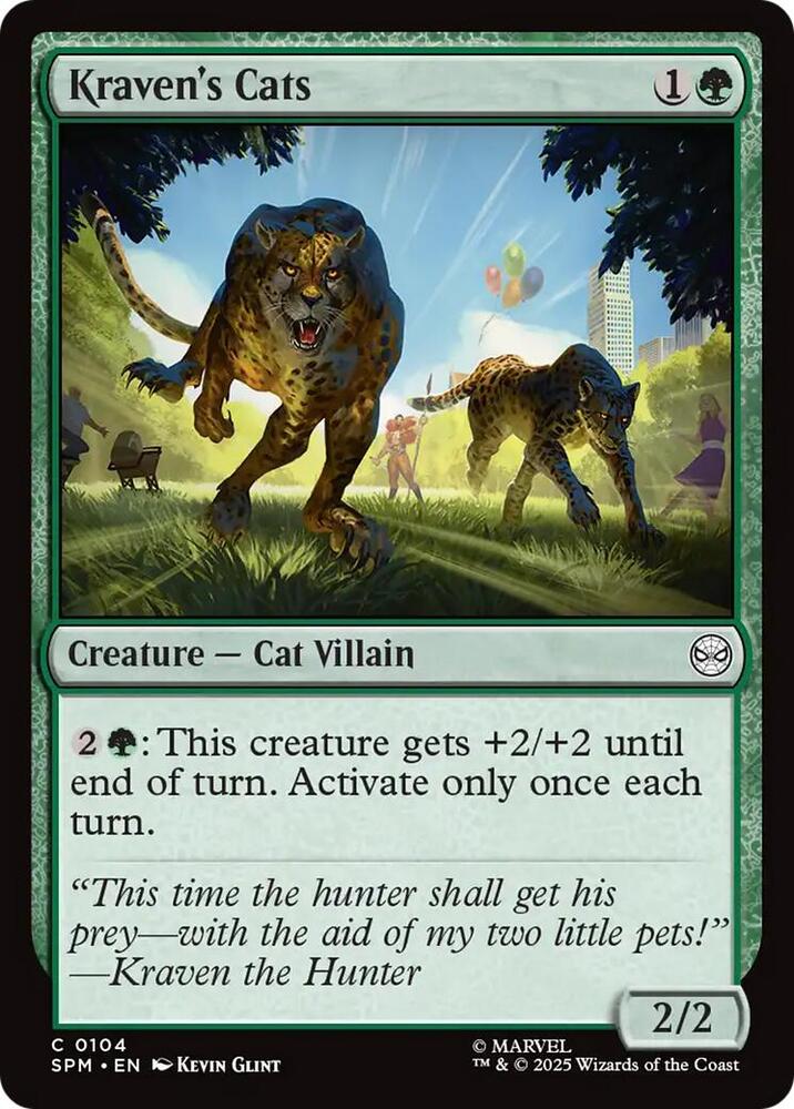Kraven's Cats [Marvel's Spider-Man] 104