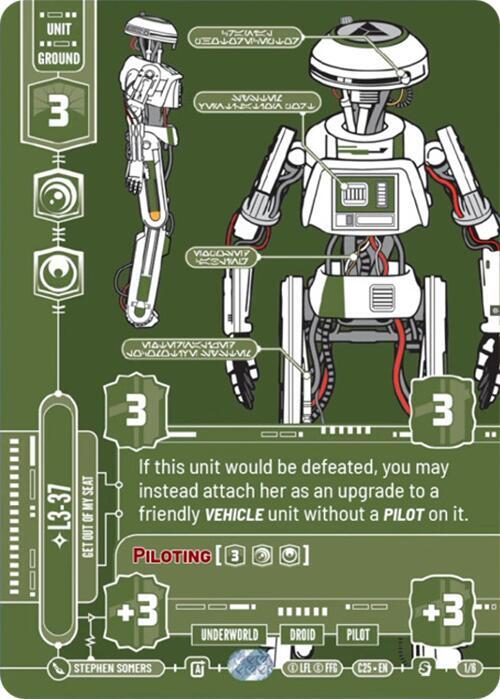 L3-37 - Get Out Of My Seat [2025 Convention Exclusive] 1/6