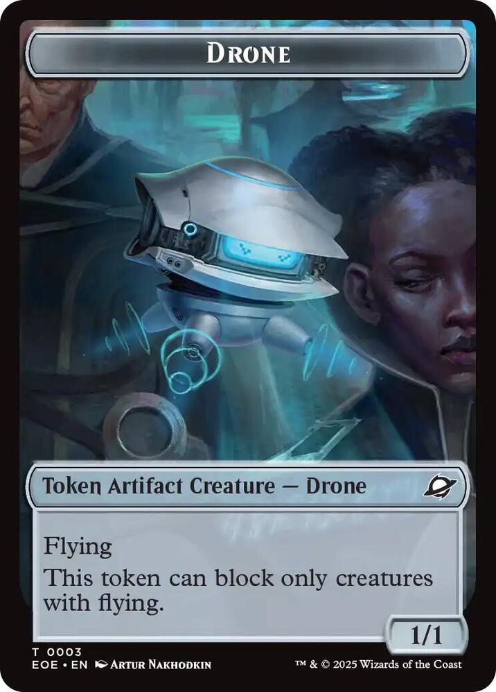 Drone // Lander (0006) Doubled-Sided Token [Edge of Eternities] 3 // 6