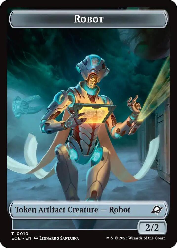 Robot // Lander (0008) Double-Sided Token [Edge of Eternities] 10 // 8