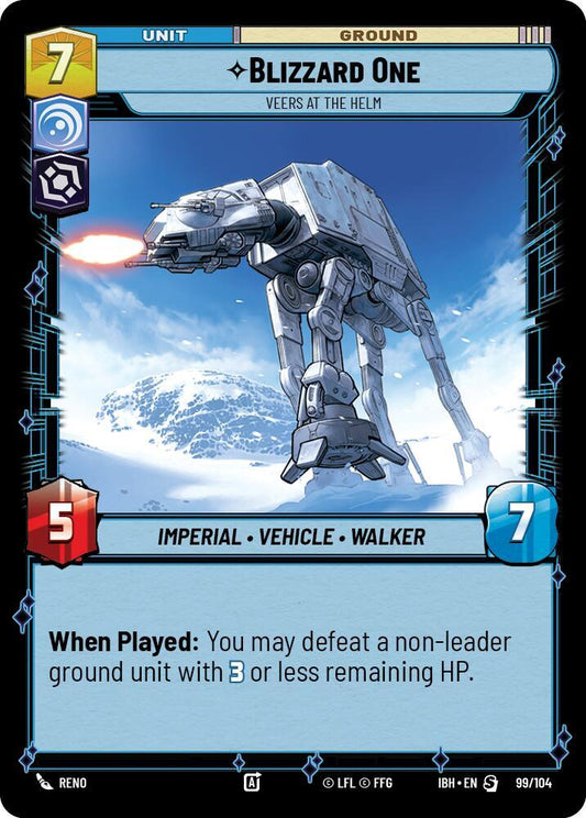 Blizzard One - Veers at the Helm [Intro Battle: Hoth] 99/104