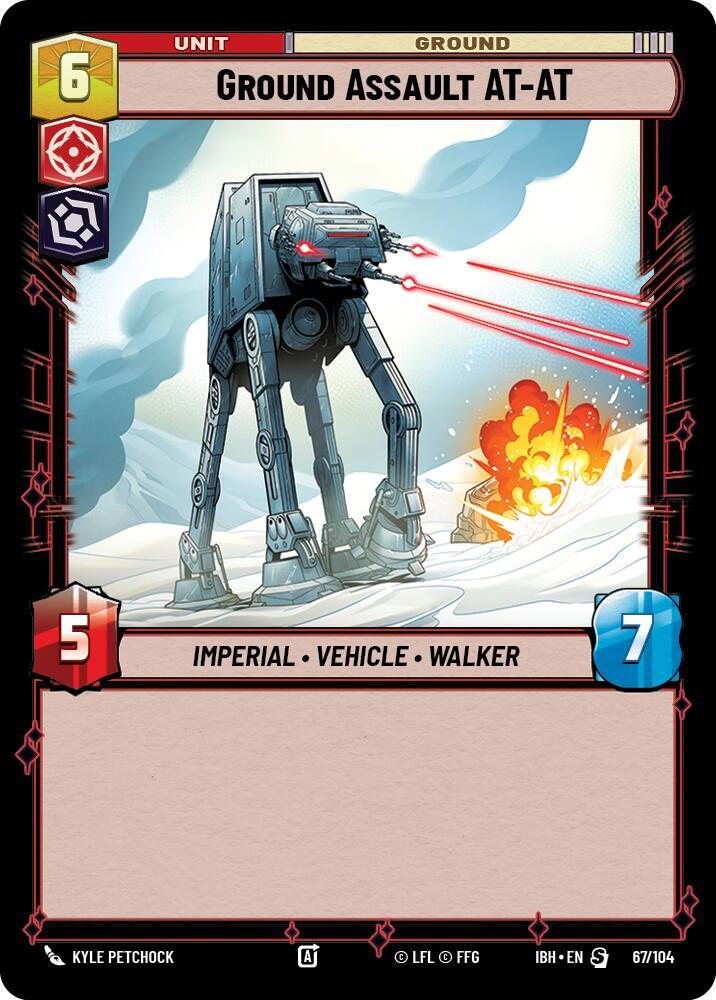 Ground Assault AT-AT (67/104) [Intro Battle: Hoth] 67/104