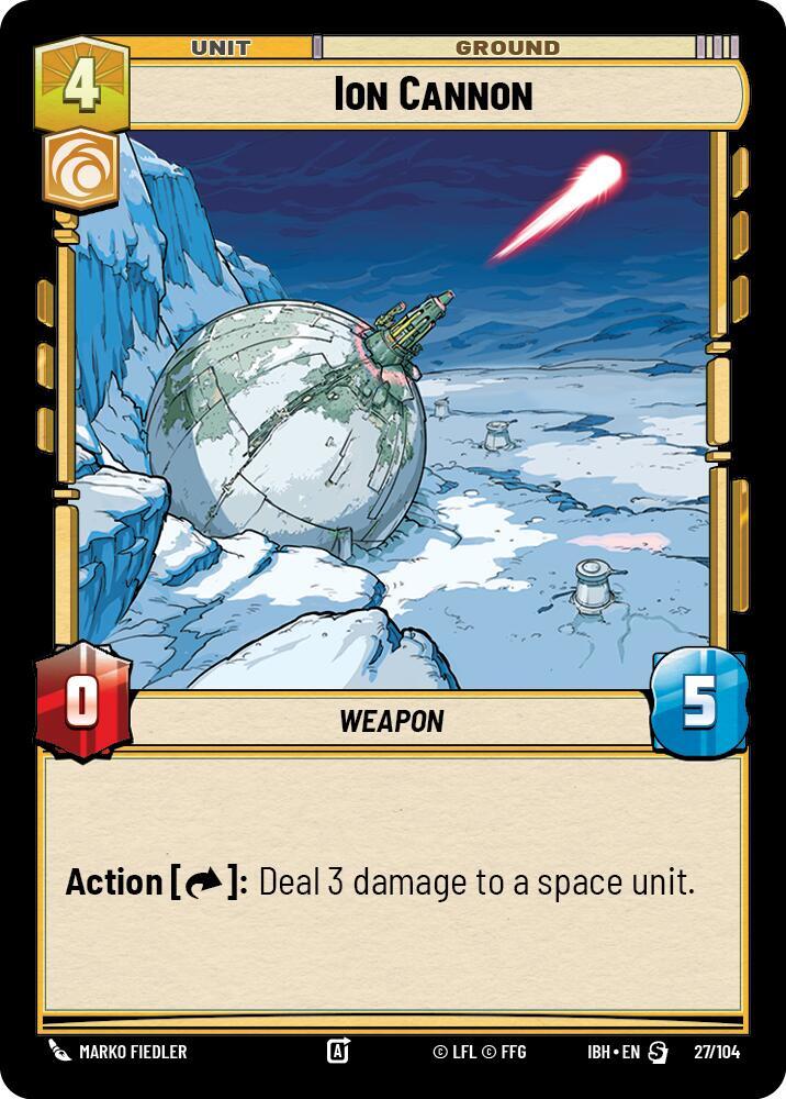 Ion Cannon (27/104) [Intro Battle: Hoth] 27/104