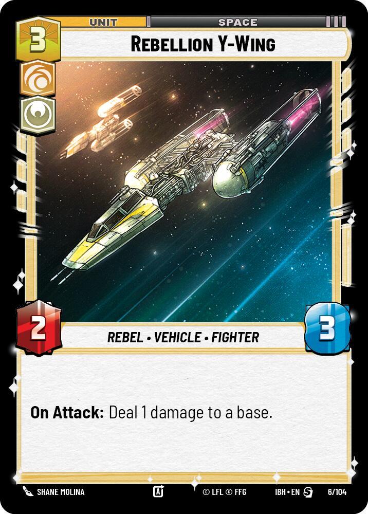 Rebellion Y-Wing [Intro Battle: Hoth] 6/104