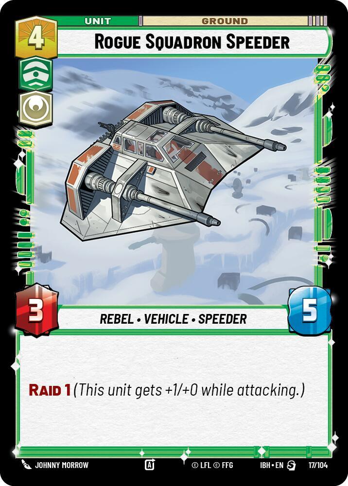 Rogue Squadron Speeder (17/104) [Intro Battle: Hoth] 17/104