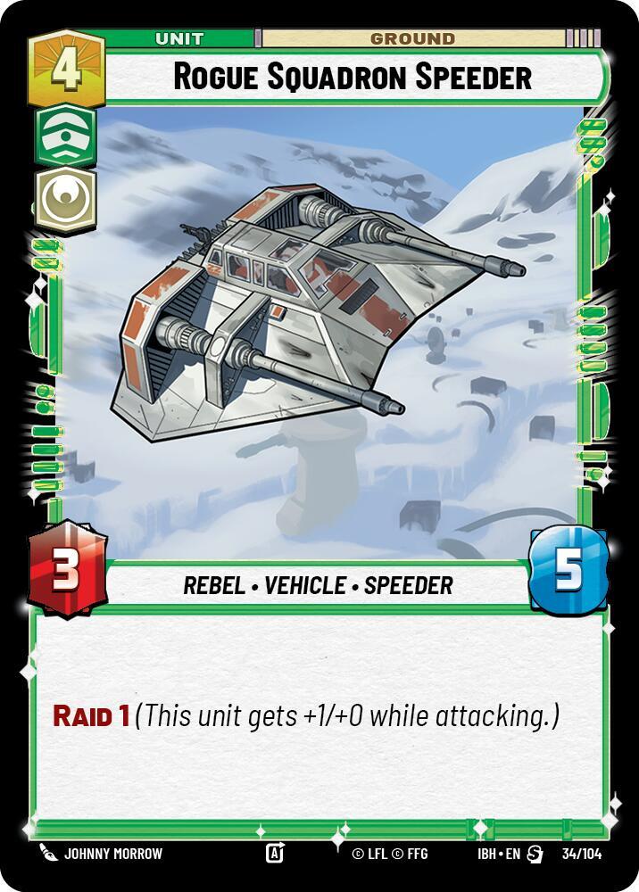 Rogue Squadron Speeder (34/104) [Intro Battle: Hoth] 34/104