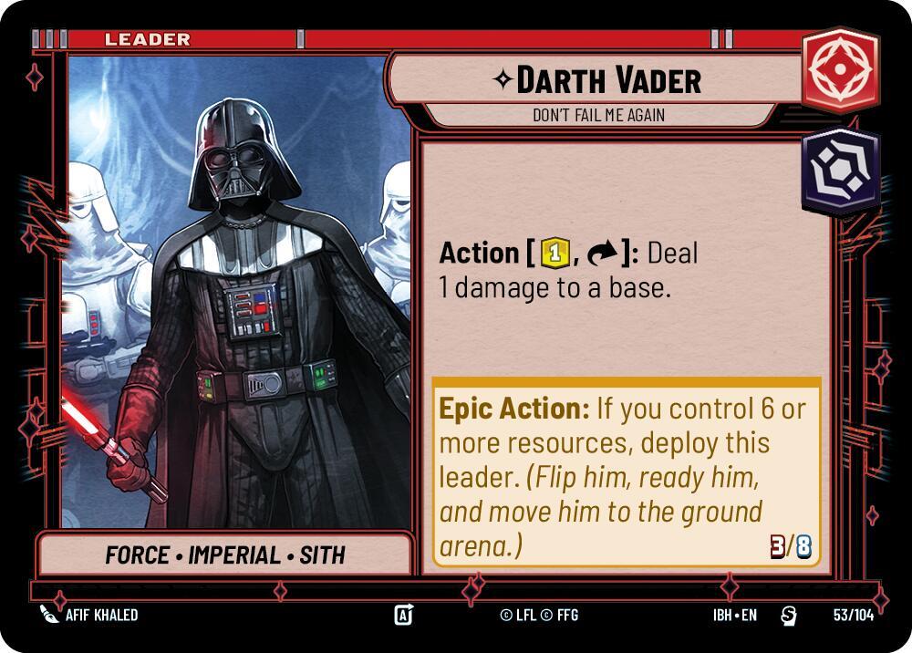 Darth Vader - Don't Fail Me Again [Intro Battle: Hoth] 53/104