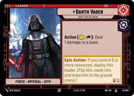 Darth Vader - Don't Fail Me Again [Intro Battle: Hoth] 53/104