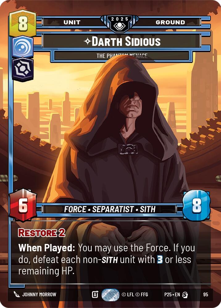 Darth Sidious - The Phantom Menace [Organized Play Promos] 95