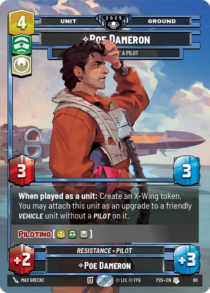 Poe Dameron - One Hell of a Pilot [Organized Play Promos] 90