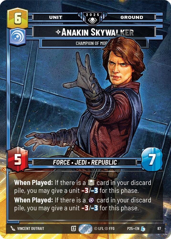 Anakin Skywalker - Champion of Mortis [Organized Play Promos] 87