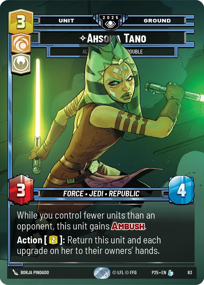 Ahsoka Tano - Always Ready For Trouble [Organized Play Promos] 83