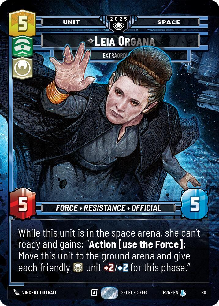 Leia Organa - Extraordinary [Organized Play Promos] 80