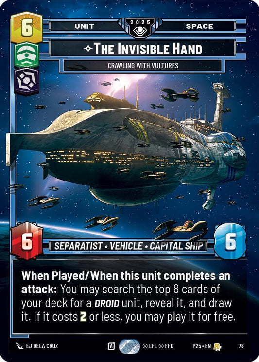 The Invisible Hand - Crawling With Vultures [Organized Play Promos] 78