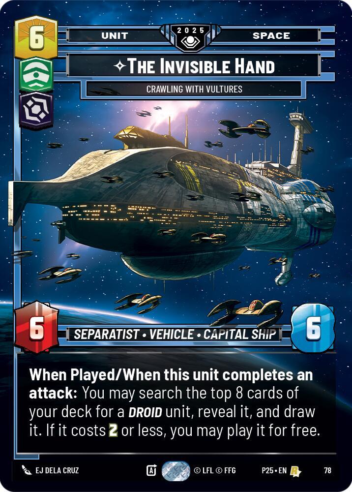 The Invisible Hand - Crawling With Vultures [Organized Play Promos] 78