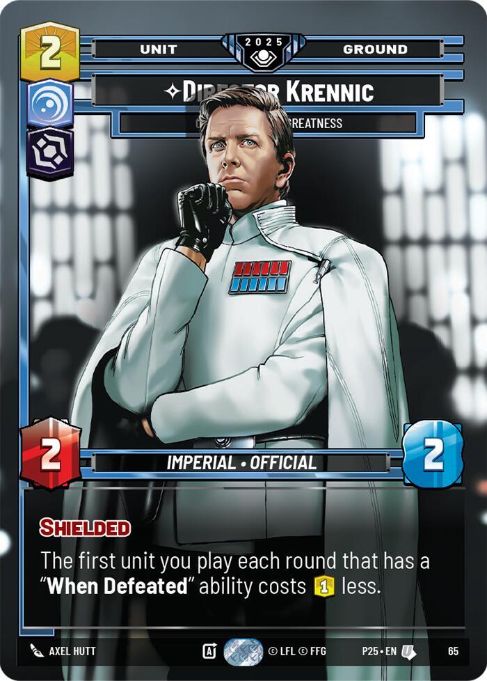 Director Krennic - On the Verge of Greatness [Organized Play Promos] 65