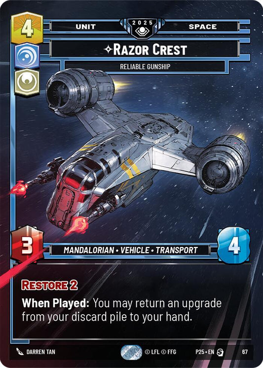 Razor Crest - Reliable Gunship [Organized Play Promos] 67