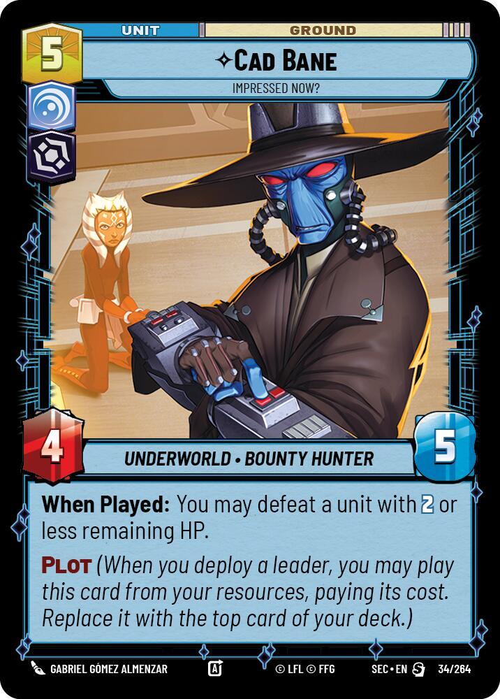Cad Bane - Impressed Now? [Secrets of Power] 34/264