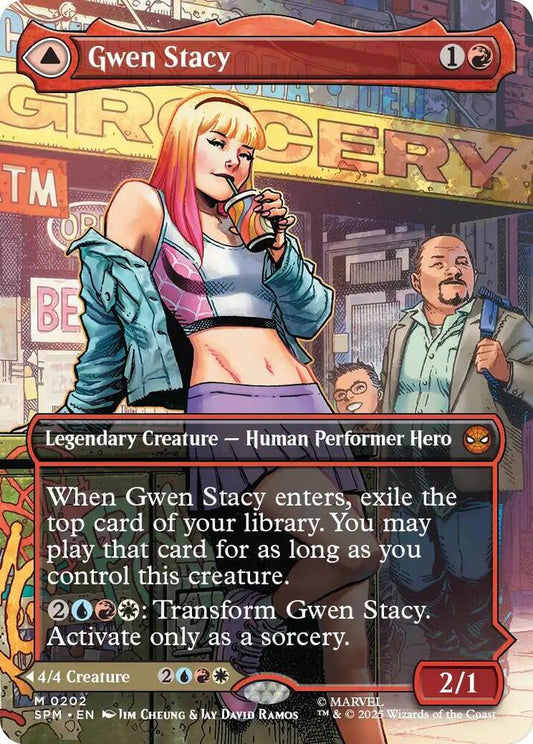 Gwen Stacy (0202) (Borderless) [Marvel's Spider-Man] 202