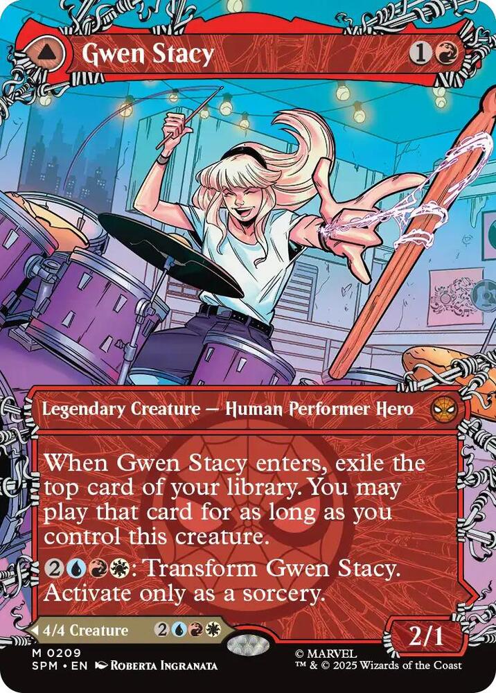 Gwen Stacy (0209) (Borderless) [Marvel's Spider-Man] 209