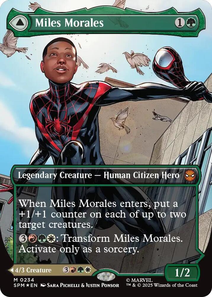 Miles Morales (0234) (Borderless) [Marvel's Spider-Man] 234