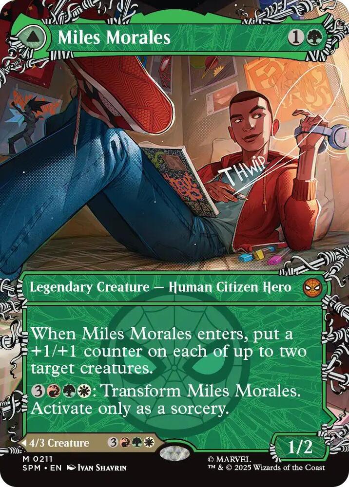 Miles Morales (0211) (Borderless) [Marvel's Spider-Man] 211