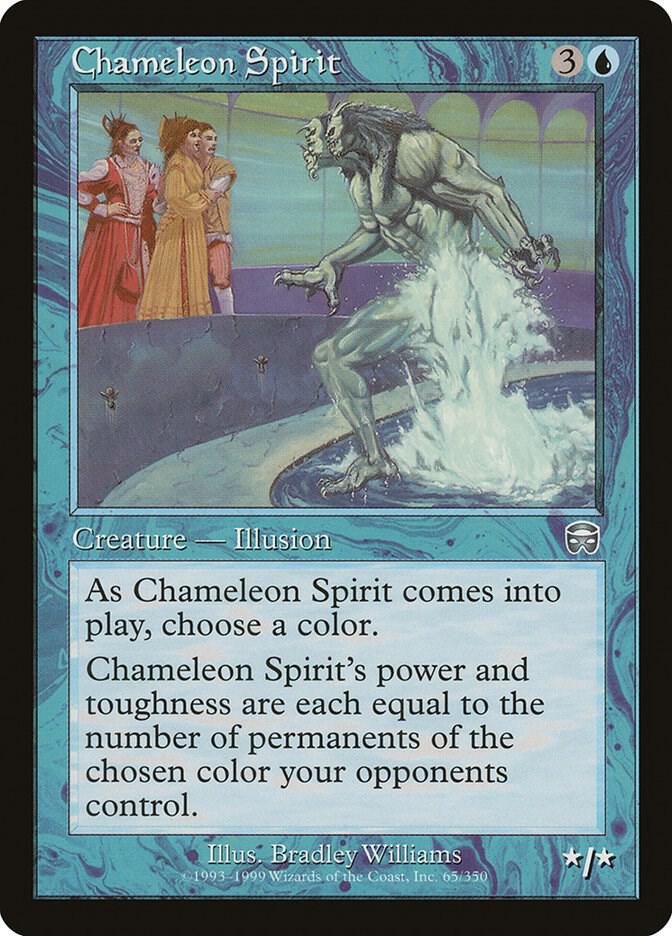 Chameleon Spirit [Mercadian Masques] 65