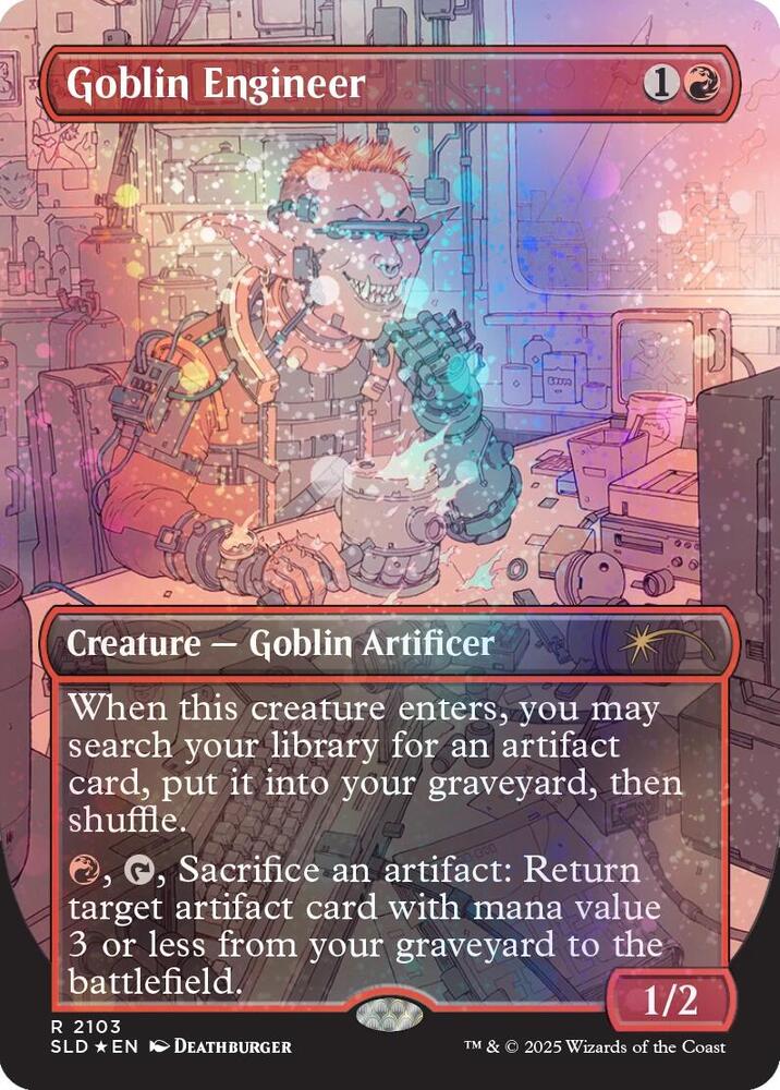 Goblin Engineer (Galaxy Foil) [Secret Lair Drop Series] 2103