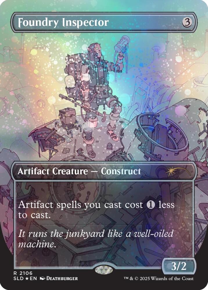 Foundry Inspector (Galaxy Foil) [Secret Lair Drop Series] 2106