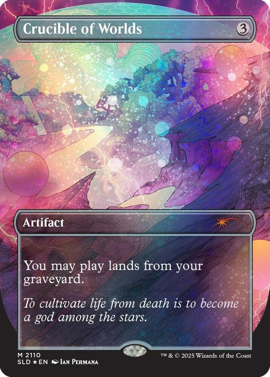 Crucible of Worlds (Galaxy Foil) [Secret Lair Drop Series] 2110