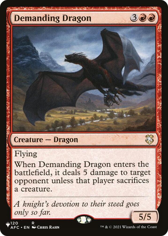 Demanding Dragon [The List Reprints] 120