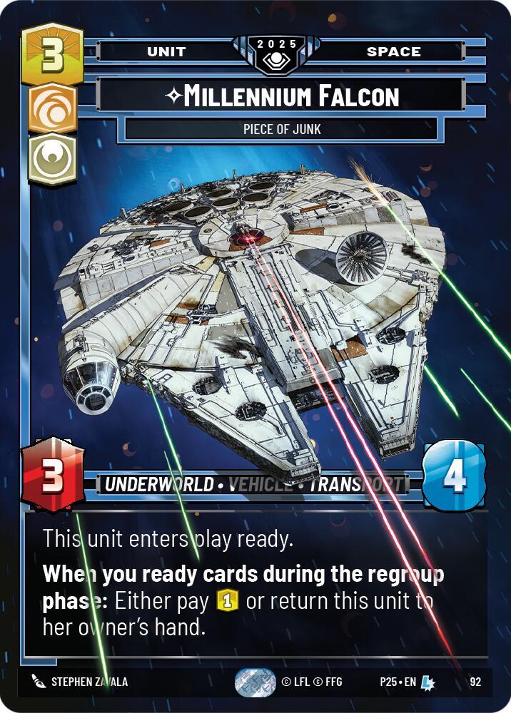 Millennium Falcon - Piece of Junk [Organized Play Promos] 92