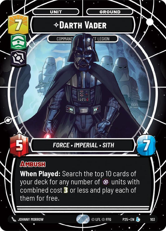 Darth Vader - Commanding the First Legion [Organized Play Promos] 103