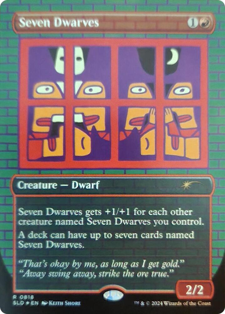 Seven Dwarves (0818) (Rainbow Foil) [Secret Lair Drop Series] 818