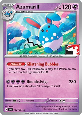 Azumarill [Prize Pack Series Cards] 074/191