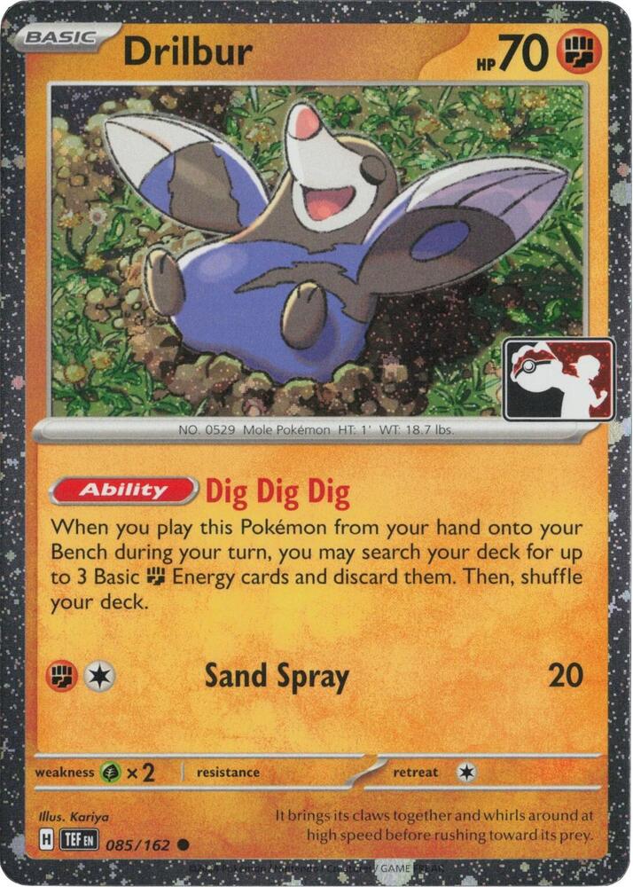 Drilbur - 085/162 (Cosmos Holo) [Prize Pack Series Cards] 085/162