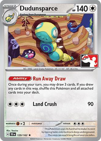 Dudunsparce [Prize Pack Series Cards] 129/162