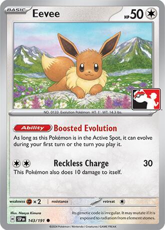 Eevee [Prize Pack Series Cards] 143/191