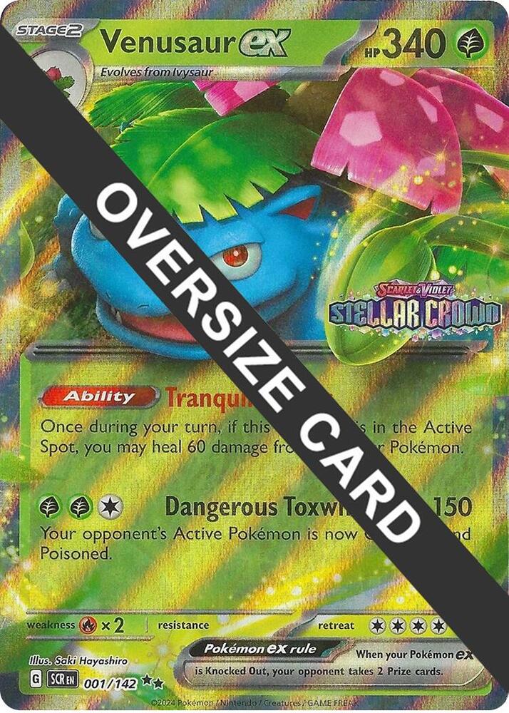 Venusaur ex [Jumbo Cards] 001/142