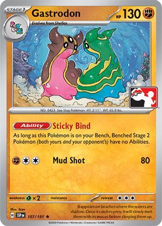Gastrodon [Prize Pack Series Cards] 107/191