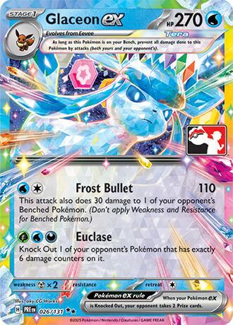 Glaceon ex - 026/131 [Prize Pack Series Cards] 026/131