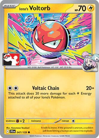 Iono's Voltorb [Prize Pack Series Cards] 047/159