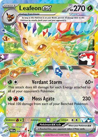 Leafeon ex - 006/131 [Prize Pack Series Cards] 006/131