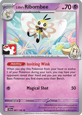 Lillie's Ribombee - 067/159 [Prize Pack Series Cards] 067/159