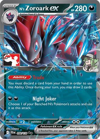 N's Zoroark ex - 098/159 [Prize Pack Series Cards] 098/159