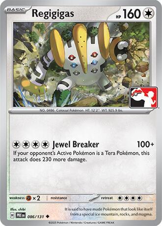 Regigigas - 086/131 [Prize Pack Series Cards] 086/131