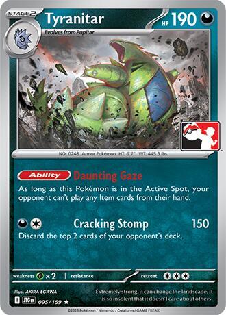 Tyranitar [Prize Pack Series Cards] 095/159